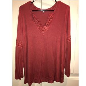 Burnt Orange Blouse